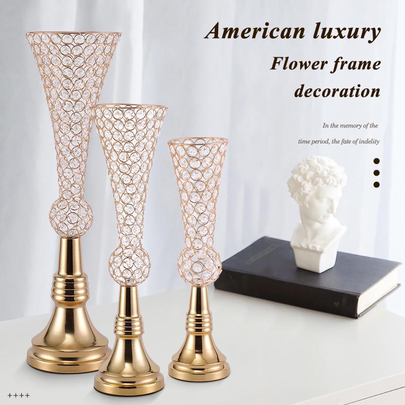 European Candlestick Vase: Metal Trophy Ornament for Home, Church, Restaurants.