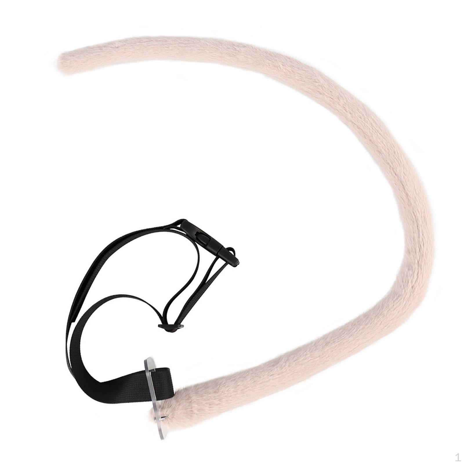 

Животный хвост, костюм животных, декор, милый, удобный, реквизит для косплея, искусственный, длинный, для вечеринки розовый