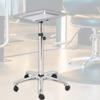 Hair Salon Rolling Cart Tray Stylist Instrument Stand on Wheels for