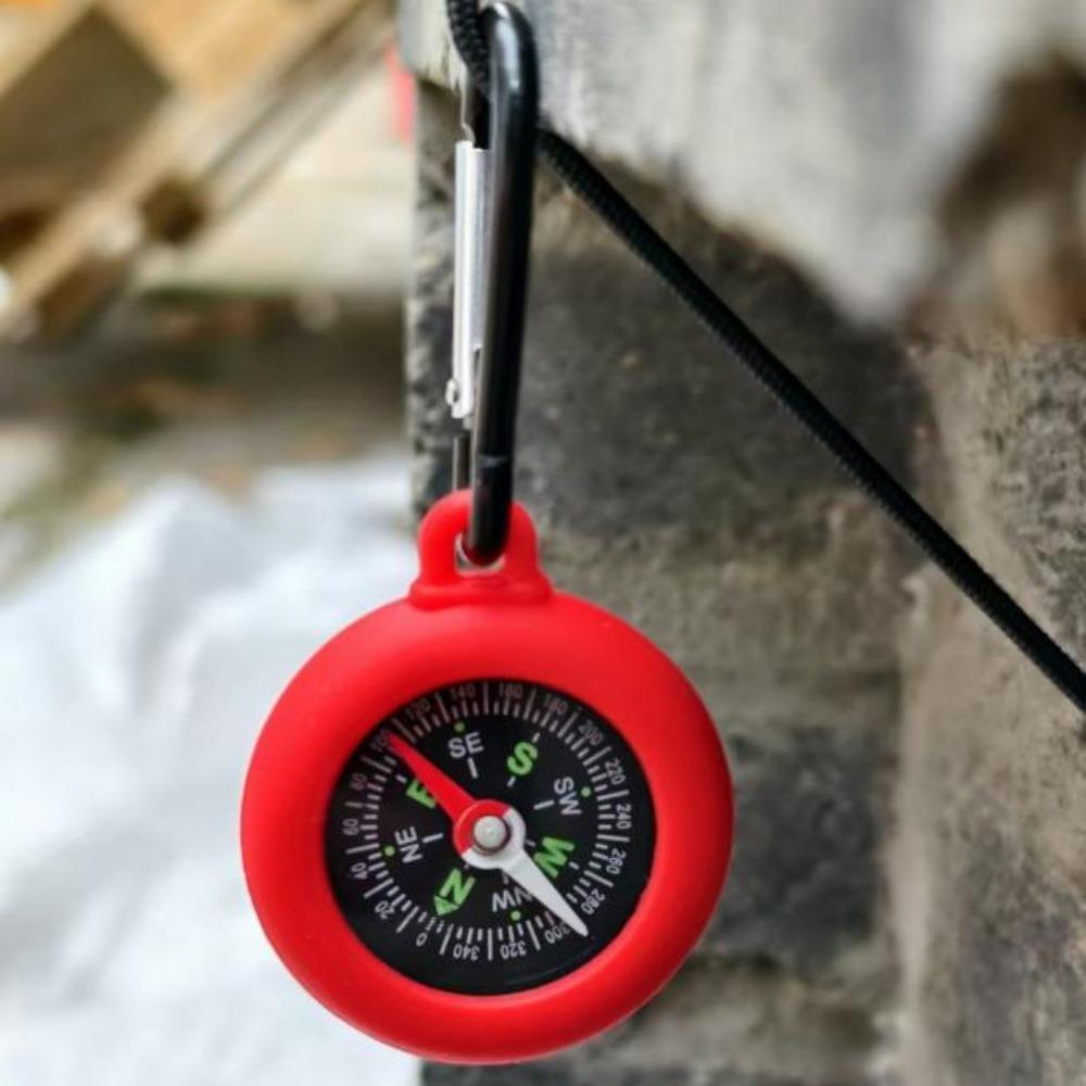 Mini Outdoor Survival Compass Carabiner  For Camping and Outdoor Exploration