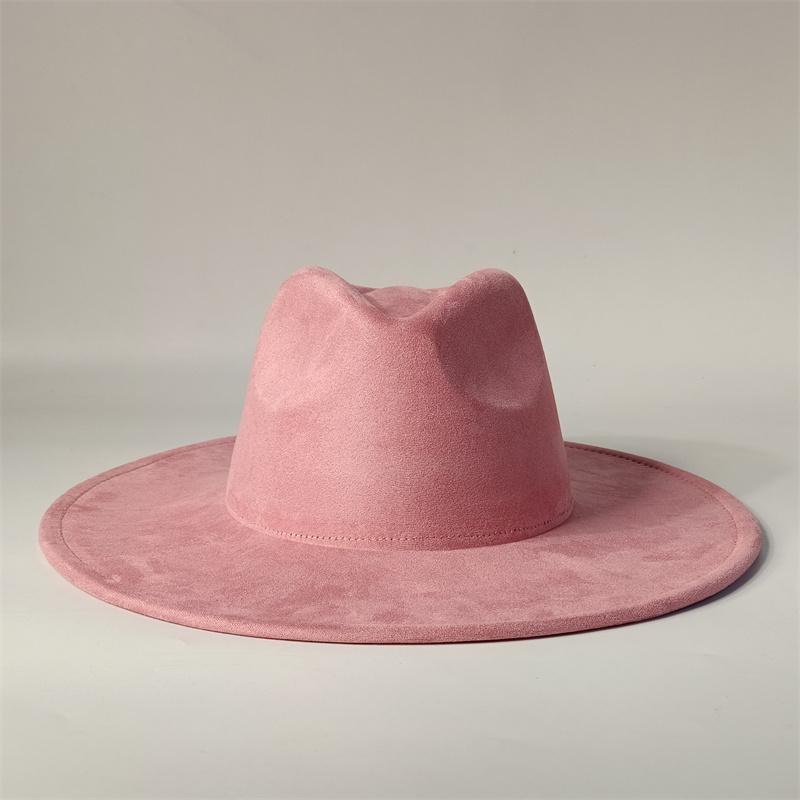 Fedora Suede do Pyrografii Kapelusze Rancherskie Puste Kapelusze Do Wypalania Wielokolorowe Kształt Serca Rondo Unisex Kapelusz Jazzowy Kapelusz Kościelny