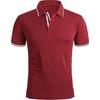 3D Digital Printing Comfortable Men's Summer Polo Shirts Short Sleeve Soft Cotton Blend Casual Work T-Shirt