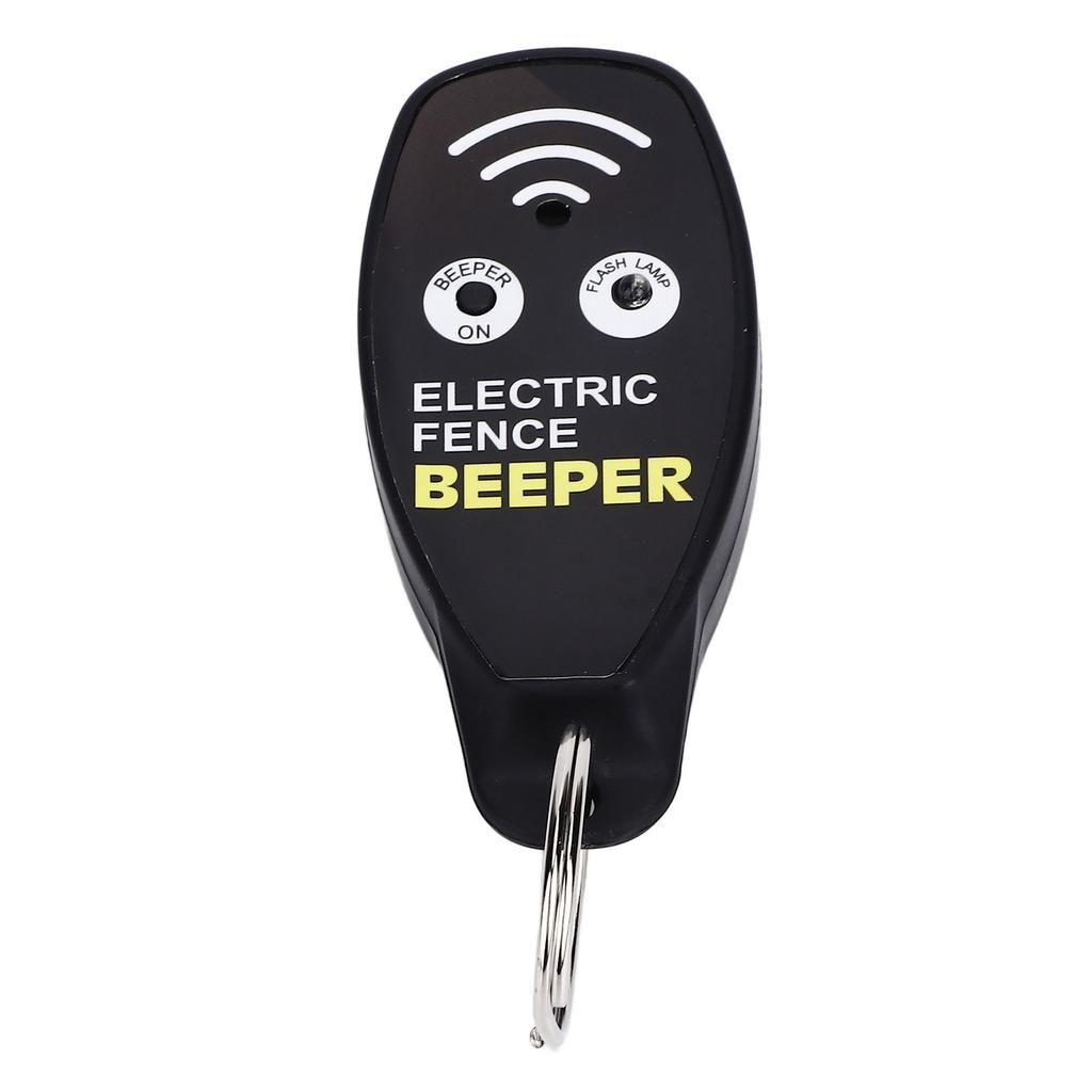 Electric Fence Beeper Portable Fence Voltage Tester Gardening Tool with Red Light for Farms