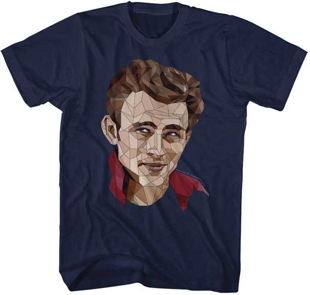 James Dean 1950 Icon Legend Polygon James Men T Shirt M