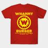 Herren Schwarzes T-Shirt mit Aufdruck Whammy Burger - Falling Down Kein-Schnitt-Transferpapier Druck Baumwoll-T-Shirt