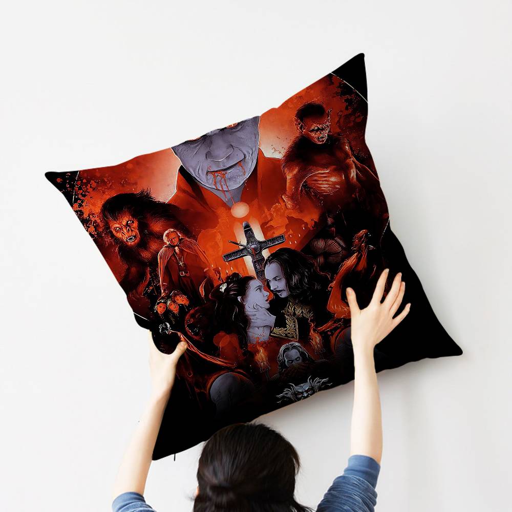 Classic Movie Dduracula Pillow Cover for Bedroom Room and Living Room Sofa Decorative Cushion Cover