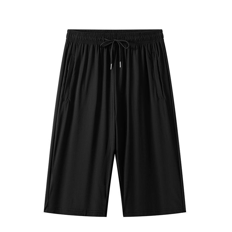 Men's Quick-Dry Breathable Ice Silk Running Shorts - Summer Loose Fit, Mid-Length, 2026