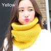 Fall Winter Warm Fashion Women Solid Color Pullover Neckerchief Knitted Scarf