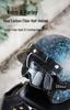 3C Certified Retro Harley Carbon Fiber Motorcycle Helmet, Unisex All-Season Winter Half Helmet