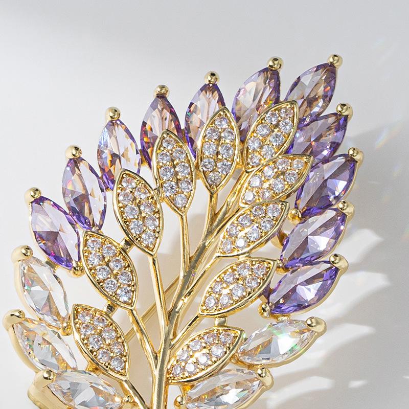 Senior καρφίτσες Flower Leaf καρφίτσες καρφίτσα για γυναικείο κοστούμι Κρεμαστό κόσμημα μόδας καρφίτσες Κοσμήματα