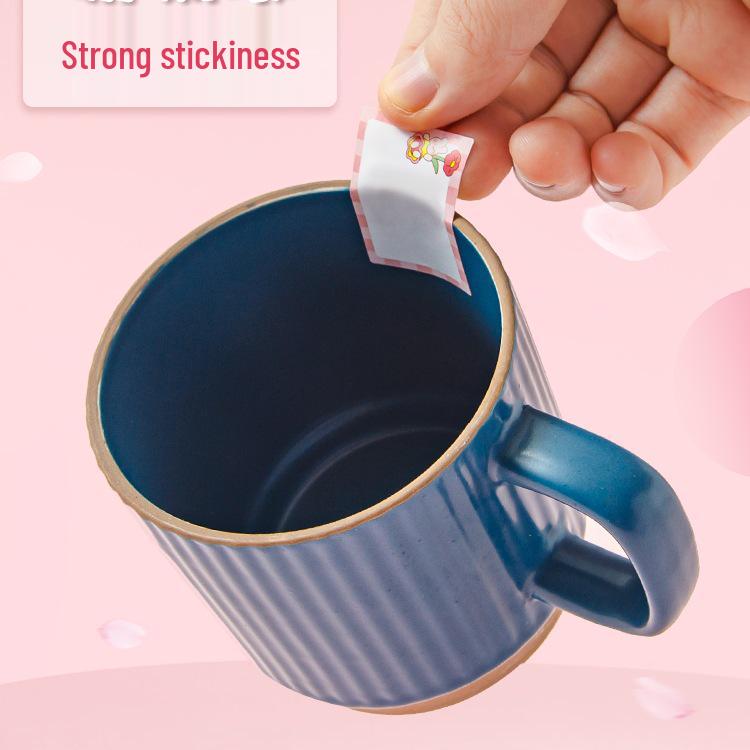 Cartoon Writable Name & Classification Stickers - Self-Adhesive Memo Strips