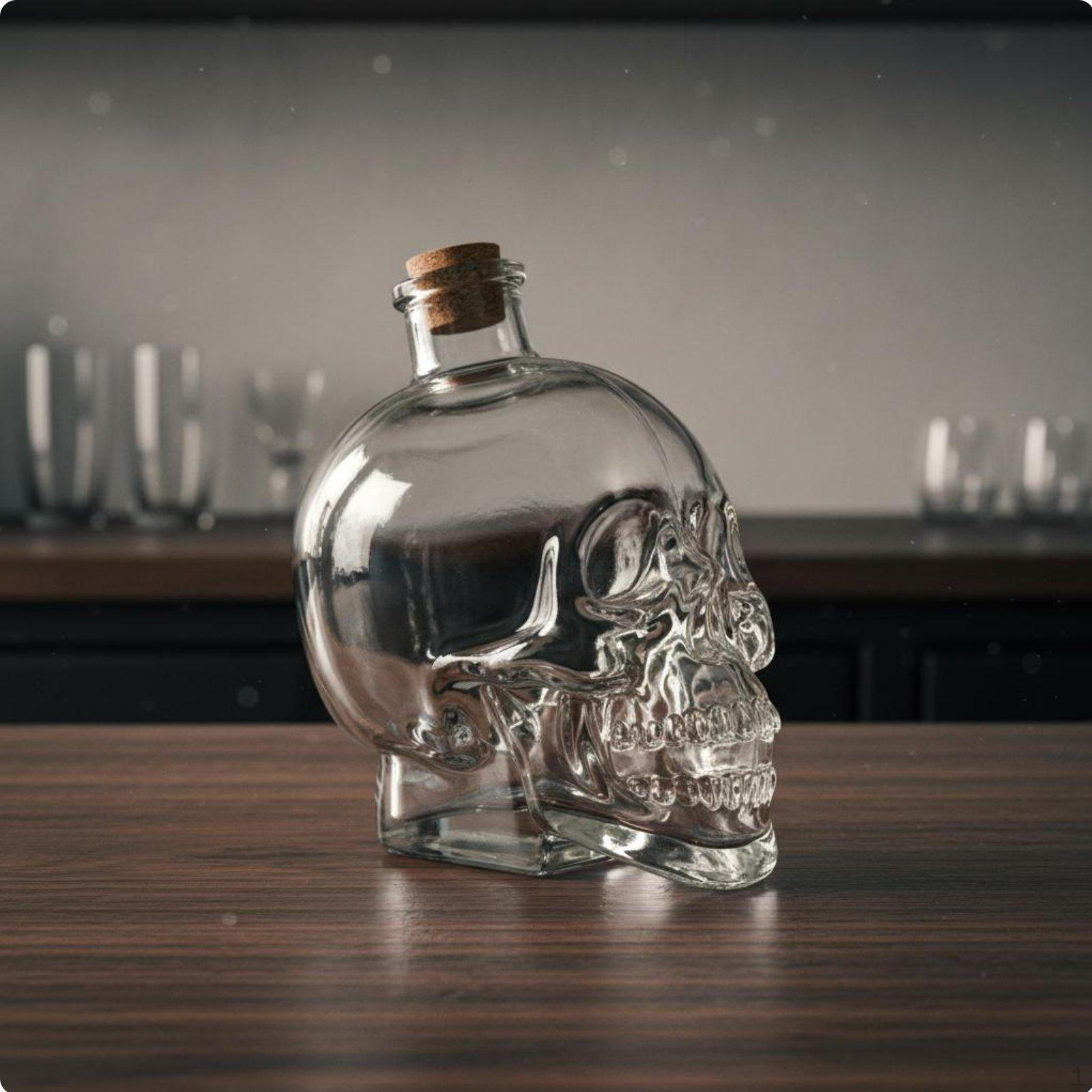 Декантер для крепких напитков Cranium Новинка Подарок Форма Креативный Дизайн Скелет