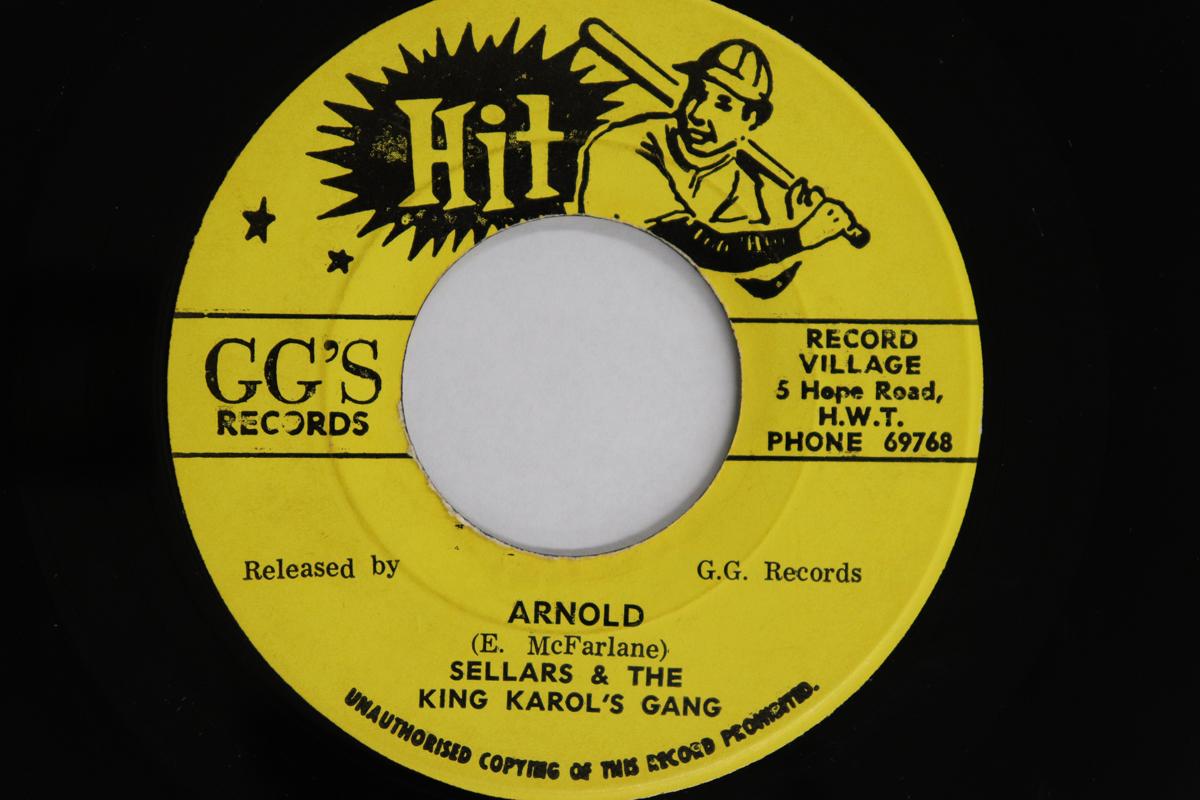 

7inch Record SELLARS KING KAROLS GANG Arnold NONE HIT Jamaica Reggae Ska Dub Used