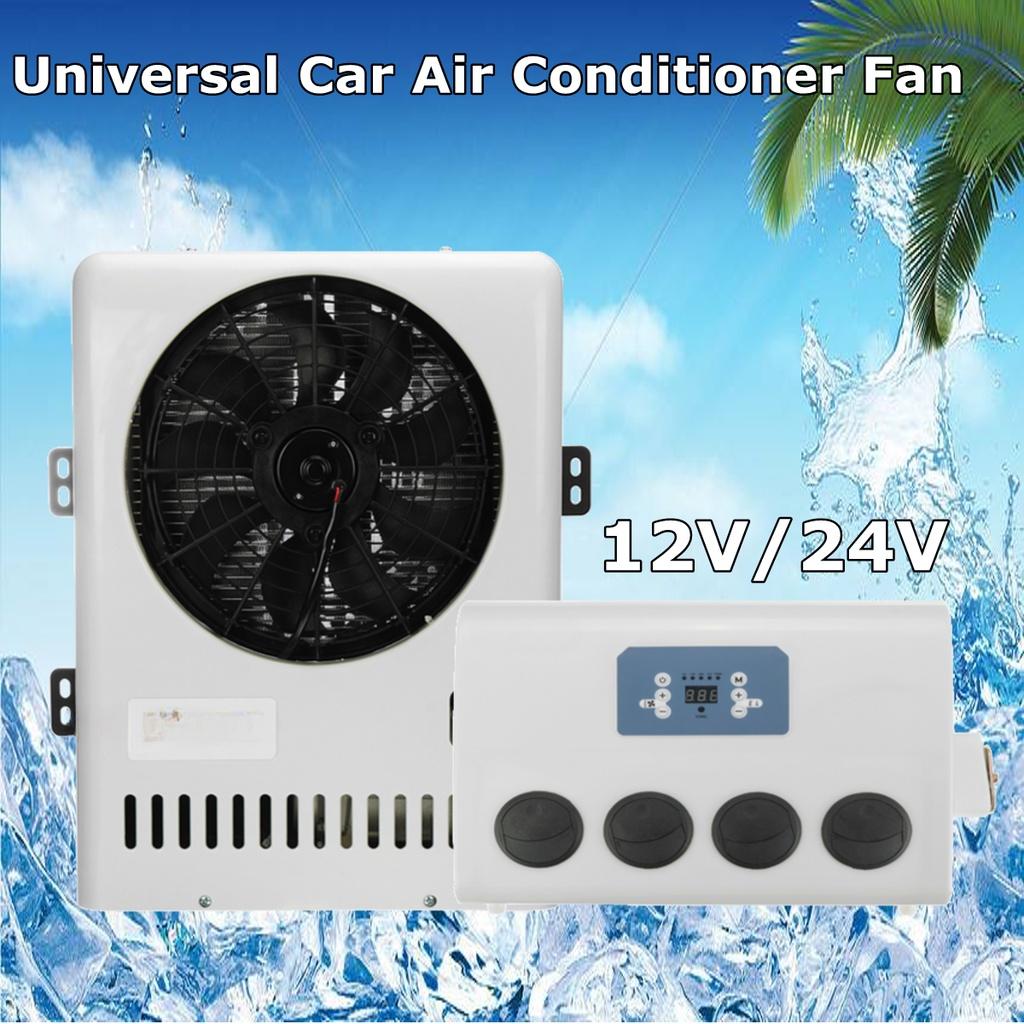 1000W Portable Car Air Conditioner Fan Water Refrigeration Split Air Conditioning Fans for Truck Excavator DC 12V/24V