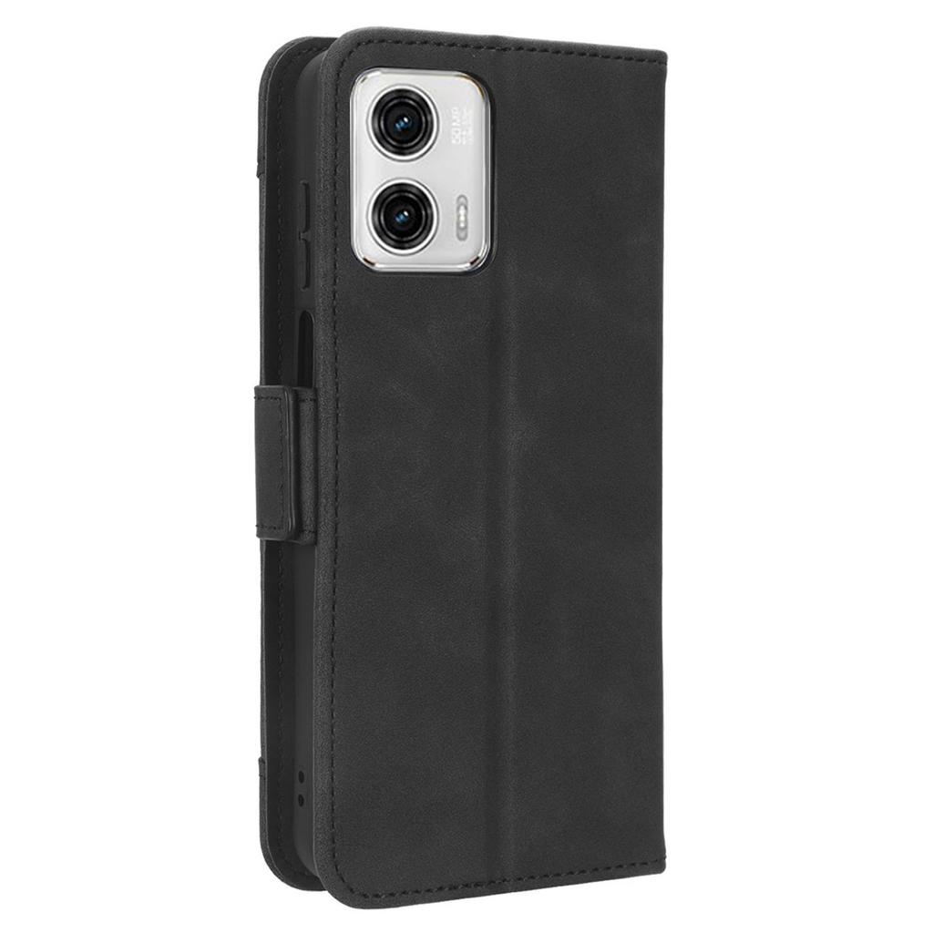 For Motorola Moto G73 5G Multiple Card Slots PU Leather Stand Cover Anti-drop Phone Wallet Case