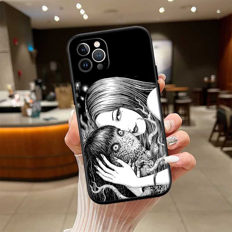 NH35 Junji Ito Tomie Shell Phone Case for Samsung Galaxy Note 10 20 S23 S24 S25 Ultra FE Plus Edge Lite A02S A35 A07 A17