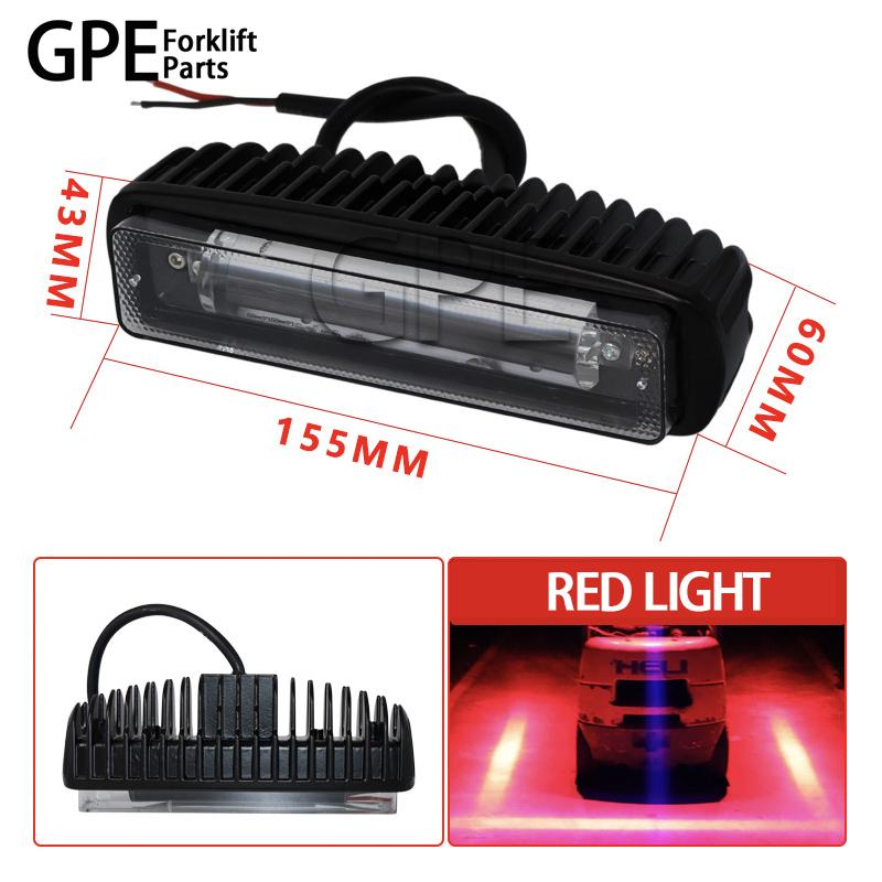 Electric Forklift Light 12V-80V 30W LED Red Zone Light Line Light Safe Light Forklift Truck Warning Lamp