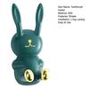 Cartoon Bunny Shape Toothbrush Holder Strong Load-bearing Easy to Install Wall-Mounted Hook Toothbrush Organizer Bathroom Decoration