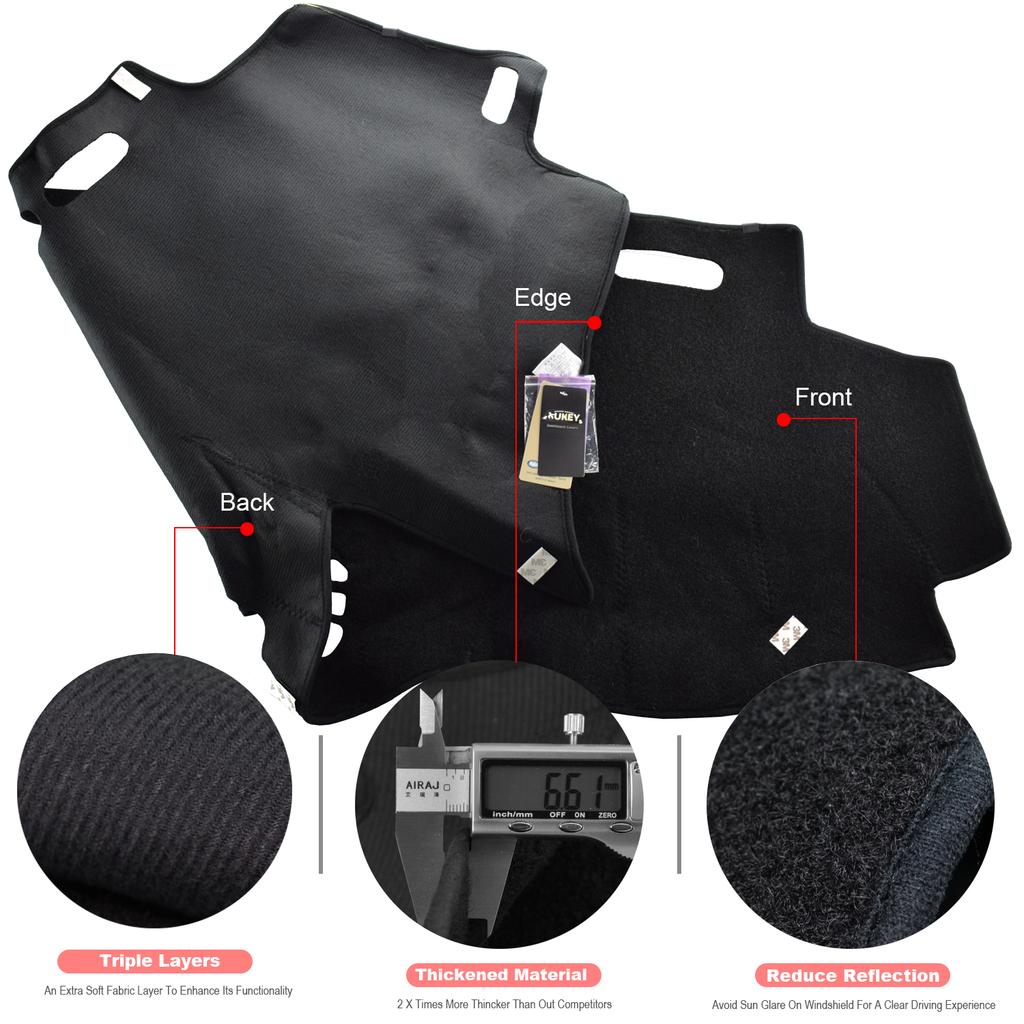 For Lexus RX300 RX330 RX350 Toyota Harrier 2004 - 2009 Dash Mat Dashboard Cover Dashmat Anti-dirty Pad Carpet Car