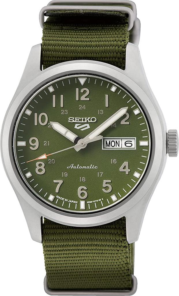 Seiko 5 Sports Automatic Mechanical Limited Made in Green Watch, Edition, Men's, Japan, SRPG33