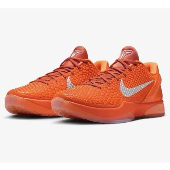 

Nike Kobe 6 Protro Total Orange GS Великий дитячий FV9676-800 Розмір 3.5Y-7Y EU 37.5 помаранчевий