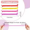 10-30PCS Unicorn Worm Noodle Fidget Toys Stretchy String Sensory Toys Stress Relief Anti Anxiety Fidget Toy for Kids Adults