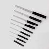 9Pcs High Hardness Steel Roll Pin Punch Set Hand Tool Professional Grade Chisel Tools Carrying Case Pin Removing Tool Carpenters
