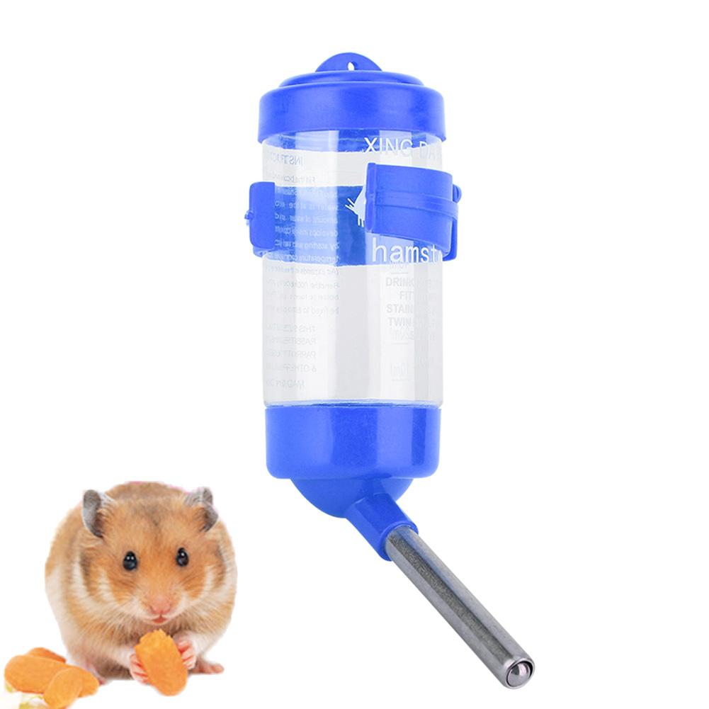 No Drip Hamster Water Bottle Small Sized Pet Water Feeder for Hedgehog(Blue)