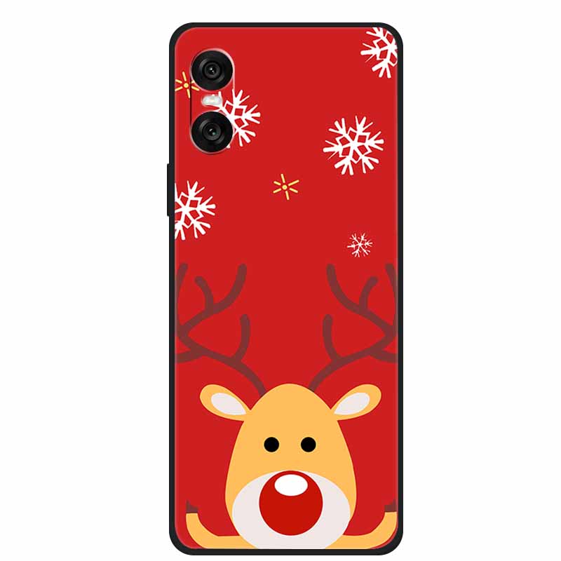 Christmas Phone Cases For Sony Xperia 10 VI 5G Case Soft TPU Silicone Santa Santa Claus Cover For Xperia 10VI Cover Bumper Funda