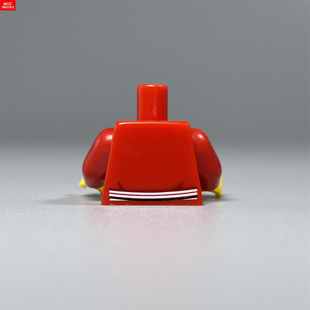MOC Bricks 4cm Figure Printed Body Part Suit Torso Women Man Baseball Uniform Building Blocks Assembles Children's Toys Gifts