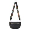 Fashion embroidered rhombus crossbody zipper fanny pack casual women's bag