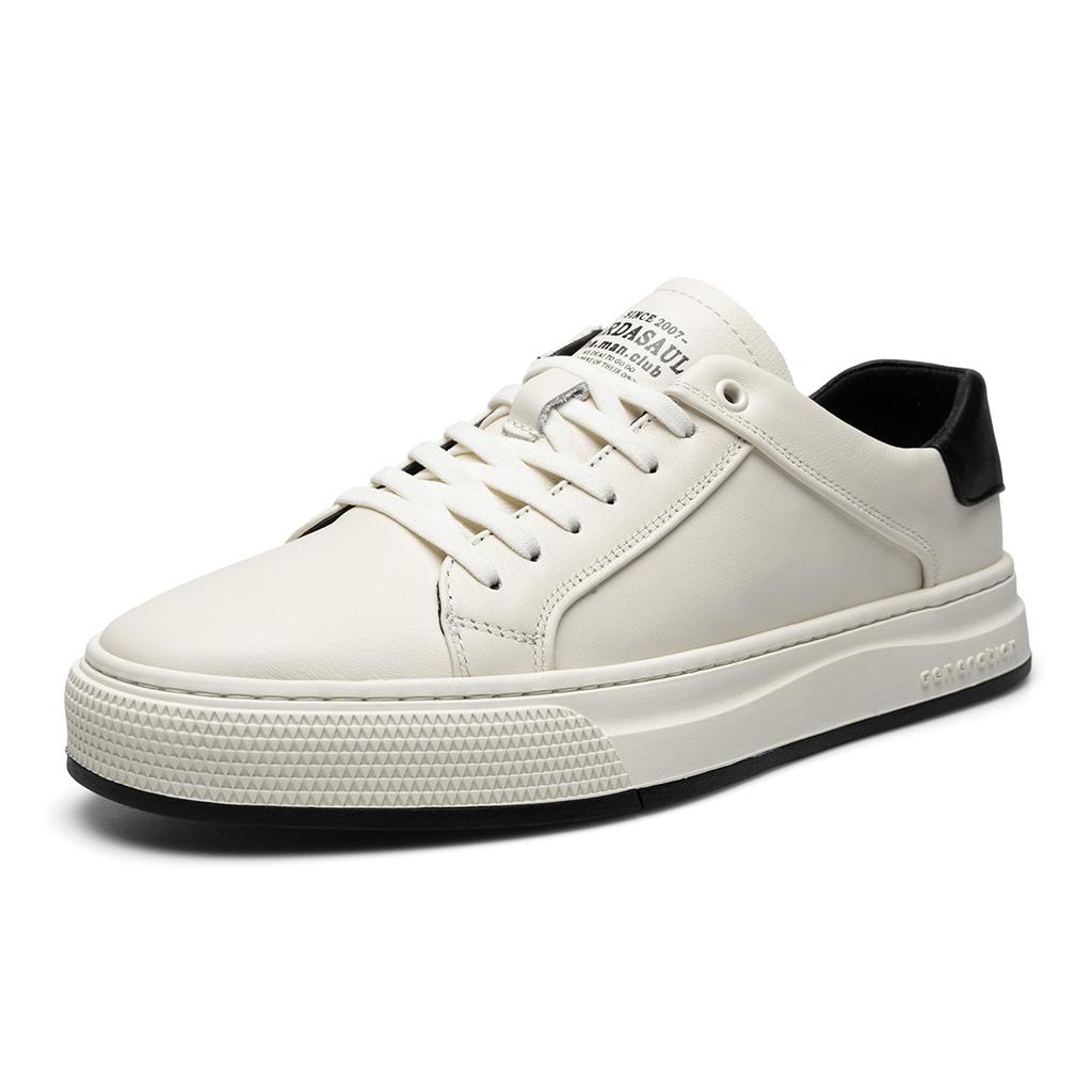 2025 Direct Supply Summer New Low-top Men's White Shoes Outdoor Sports and Leisure Leather Shoes Versatile White Board Shoes