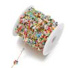 1 Meter Stainless Steel Daisy Flower Dainty Satellite Beaded Chains for DIY Jewelry Making Necklace Bracelet Anklets Supplies