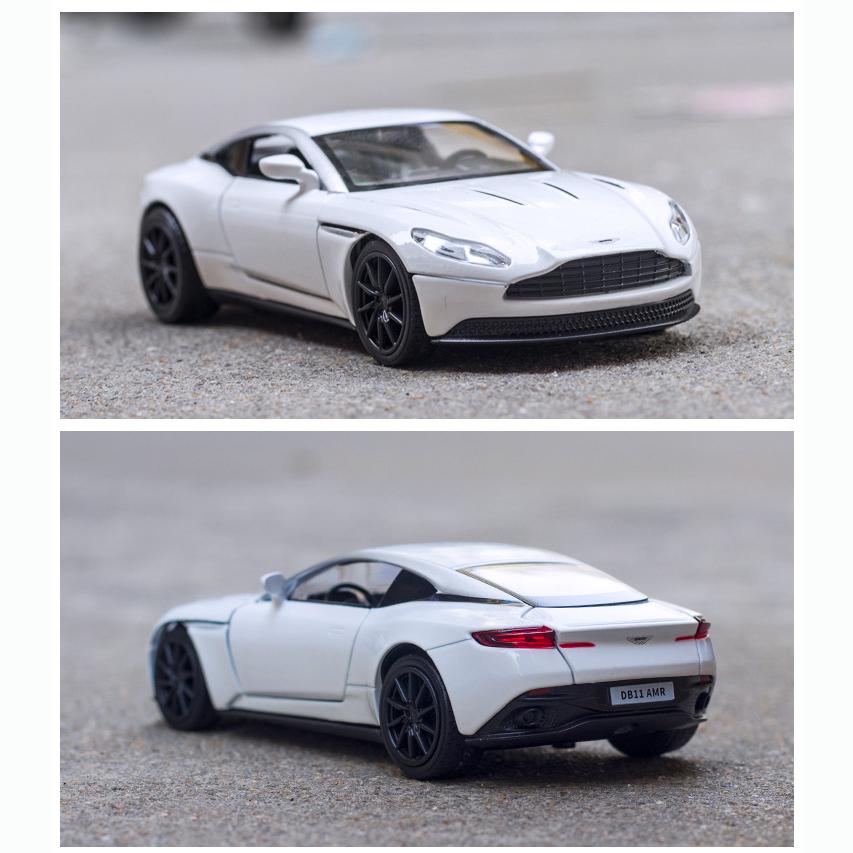 1:32 Scale DB11 AMR Diecast Racing Model Cars Toy Cars, Alloy Pull Back Toy Car with Sounds and Lights Toy for Girls and Boys Kids Toys