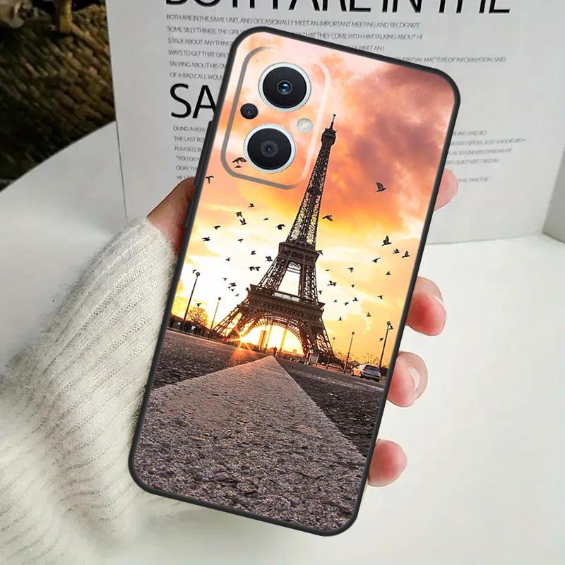 Paris Eiffel Tower France Case For OPPO Reno 13F 14F 12F 10 11 12 13 14 Pro 8T 7 8 Lite OPPO Find X6 X5 X8 X9 Pro Cover