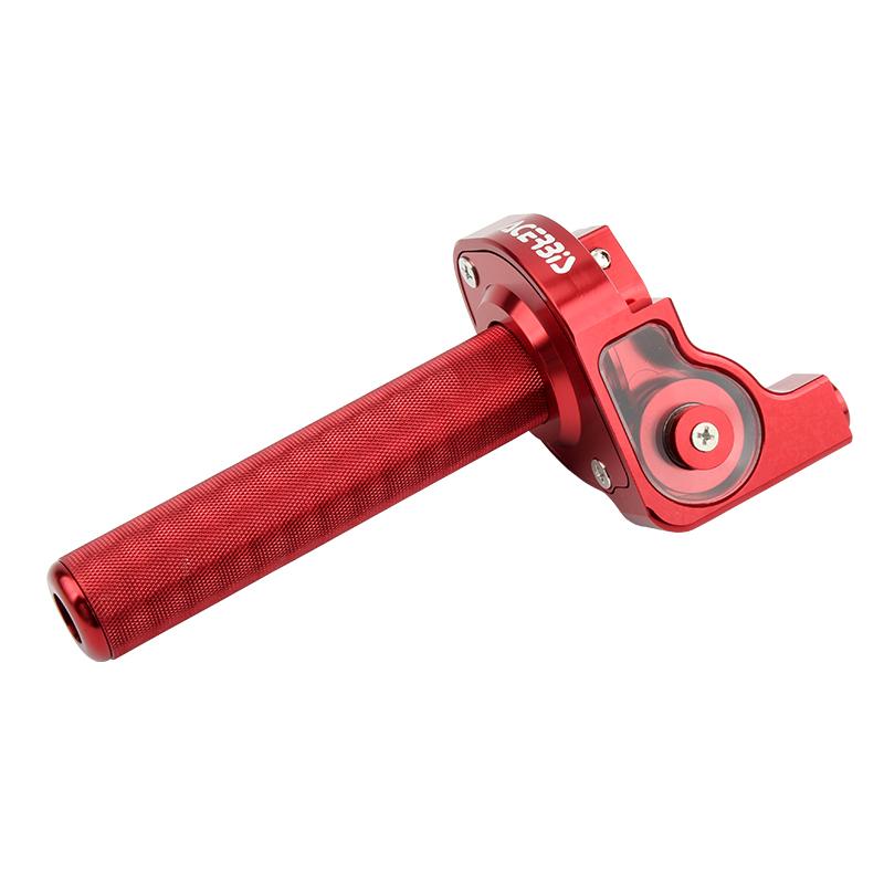 Motorcycle Universal 22mm CNC Aluminum Acerbs Handle Throttle Grip Quick Twister With Throttle Cable for 50 110 125 250cc Throttles 2