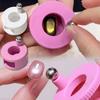 Pink Millstone Magnet, Rotating Magnet, Magnet Jack, DIY Magnetic Nail, Pearl Collector 1 Set, Magnet + Ball