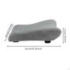 2 Pieces Chair Armrest Heightening Pad Cooling Gel Memory Foam Pressure Relief Office