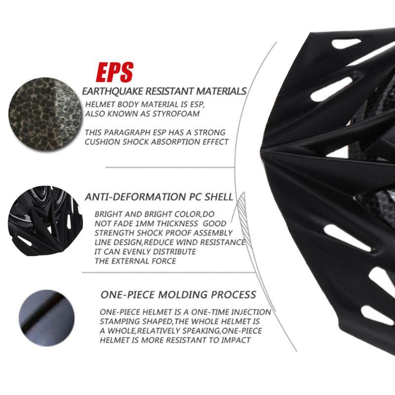 Cycling Helmet Comfortable Lining Light Weight Bicycles Helmet Hollows Breathable Cycling Helmet for Outdoor Sports