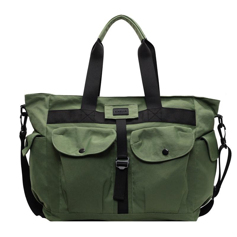 Travel bag Korean version trendy cool fashion large capacity fitness shoulder bag maternity accommodation storage duffel bag