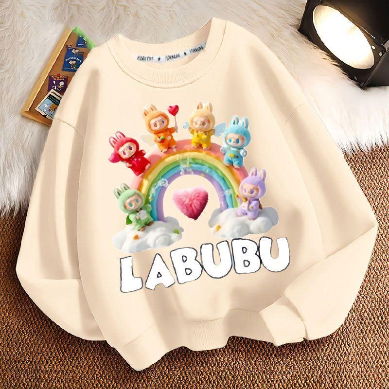 Children's Cute Hoodies, Fashionable Long-sleeved Loose Hoodies for Boys and Girls In Spring and Autumn
