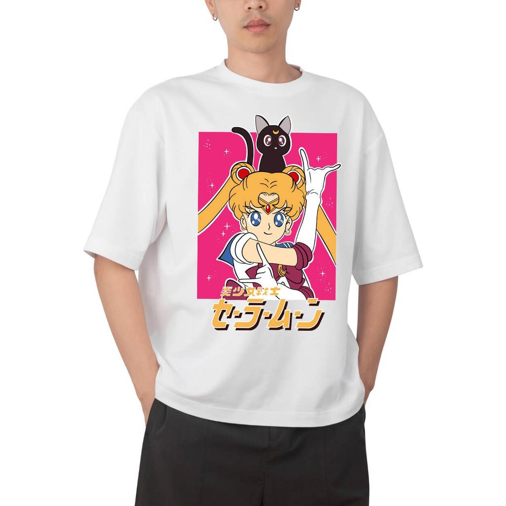 2026 New Sailor Moon Anime Graphic Printed Short Sleeve Tshirt Mens and Womens Tshirt Mens Tops Sports Tshirt Daily Wear