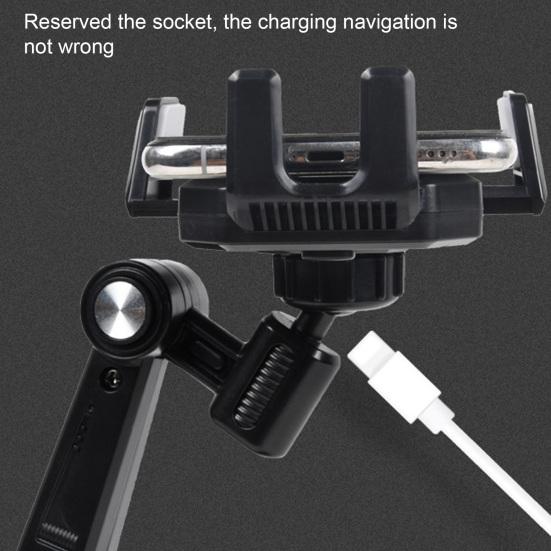 Handyhalter mit 360 Ständer Ladedesign Anschluss Ergonomische Verriegelung Einstellbar Faltbar Grad Drehung Auto