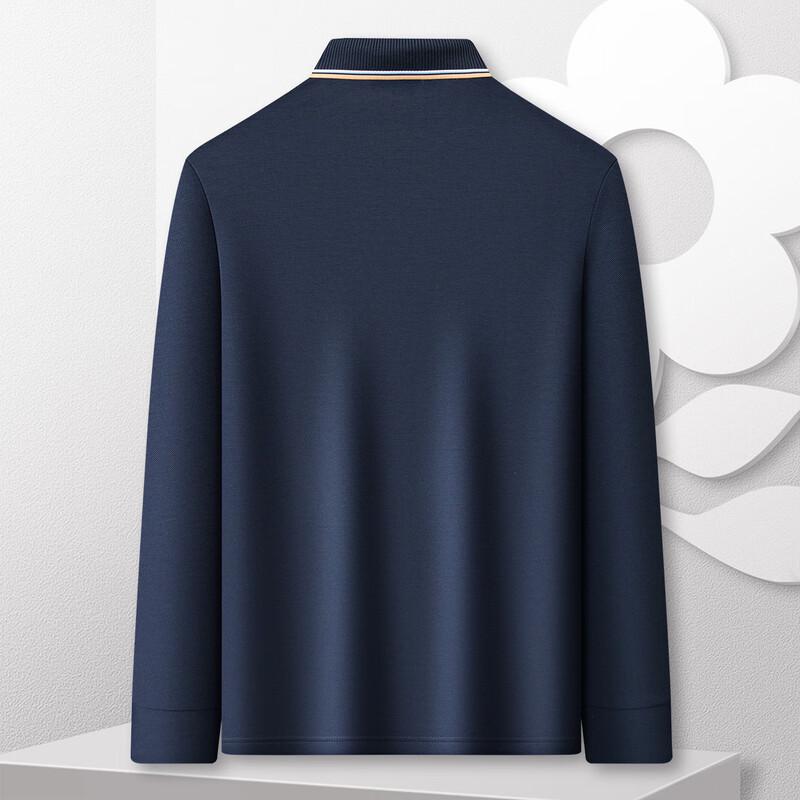 Pánské žakárové polo triko MONTAGUT ze směsi vlny