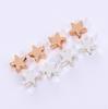 6mm Five-Pointed Star Spacer Beads for Handmade Necklaces and Bracelets - Mini Smooth DIY Jewelry Accessories