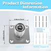 2Pcs Wall Mounted Foam Cannon Holder 1/4inch Quick Connect Foam Cannon Bracket Pressure Washer Accessories Storage Rack for Home