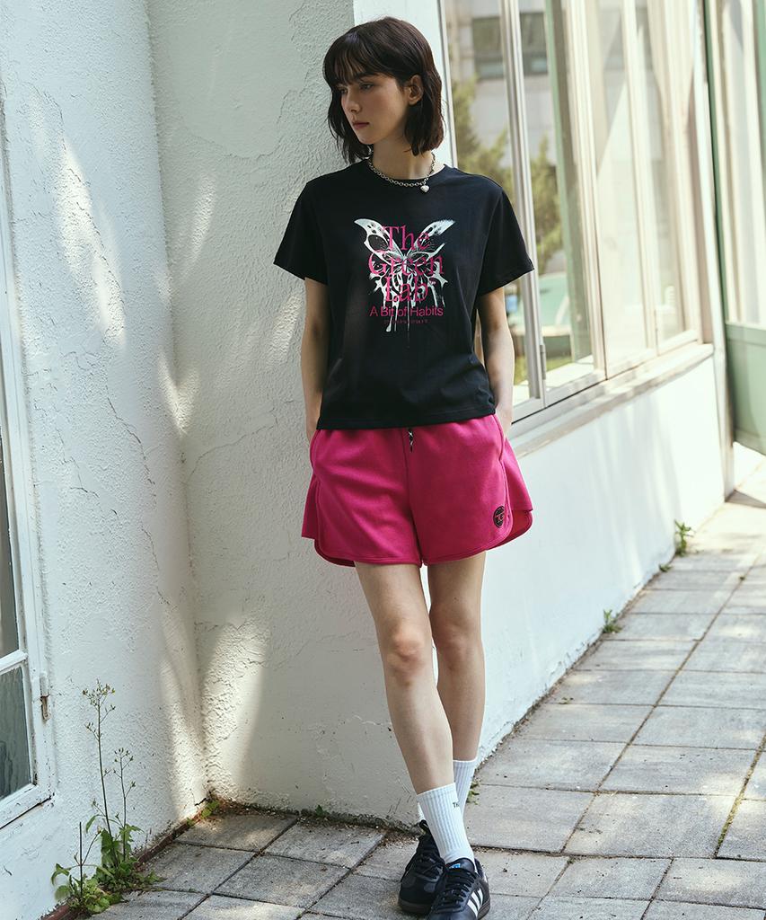 The Green Lab Women'S Recycled Sweat Shorts [Pink]