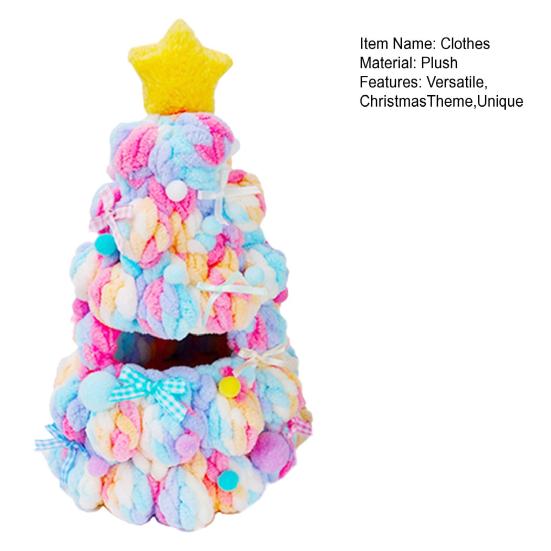 Christmas Tree Outfit for 17cm Doll Knitted Apparel Compatible with 1st/2nd/3rd Generation Doll Stylish
