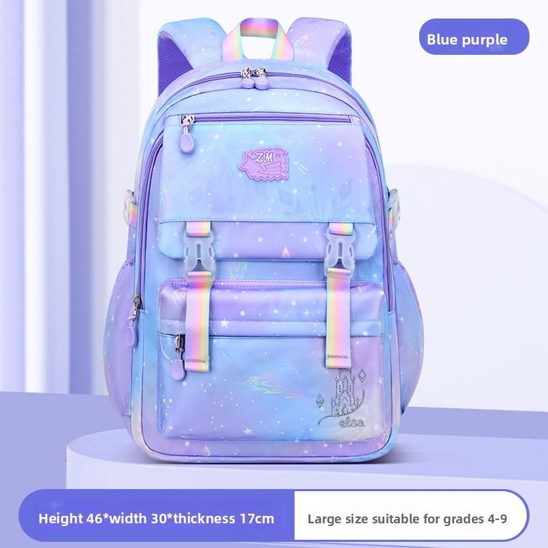 Baby Kids Backpack For Elementary School Girls With Lightweight Nylon And Gradient Design For School Use