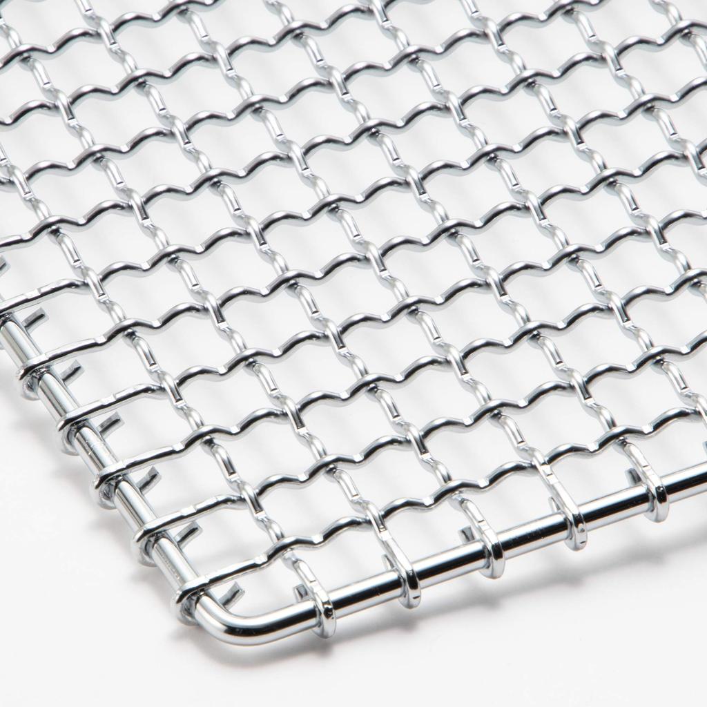 Endo Shoji TKG Grill Width X Depth 600 X 400 Handle Length 165 Handle Length 200 Iron Chrome Plated Wire Diameter Sturdy and Can Be Used Repeatedly